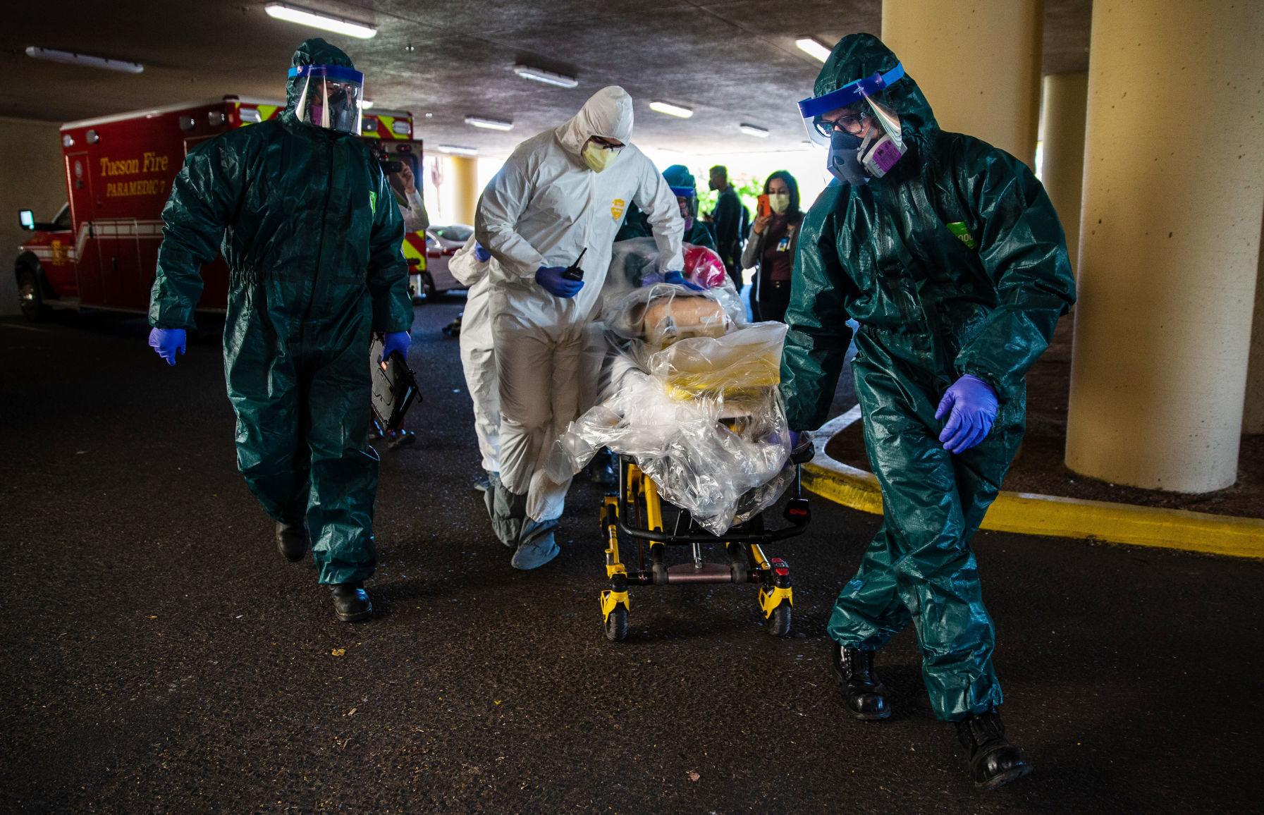 Tucson Medical Center, coronavirus drill